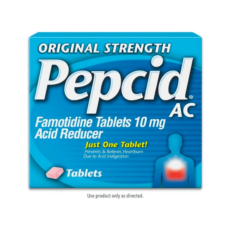 Original Strength PEPCID AC® Tablets with Famotidine