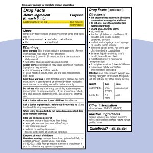 Infants’ Pain & Fever Blueberry 2PK